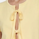Blusa in 100% Viscosa Giallo