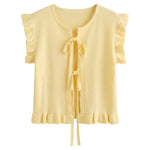 Blusa in 100% Viscosa Giallo