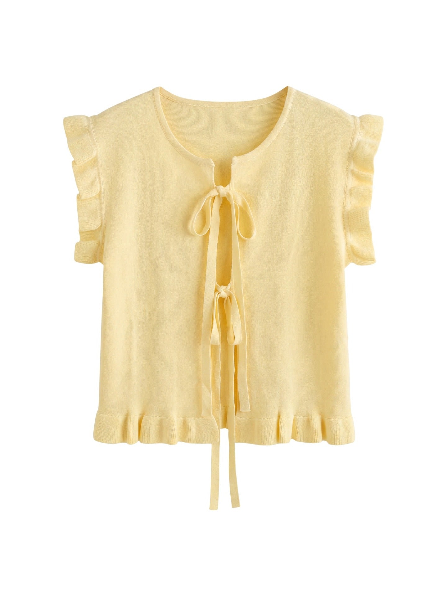 Blusa in 100% Viscosa Giallo