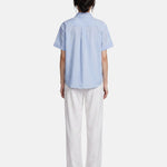 Blusa in Cotone Blu