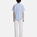 Blusa in Cotone Blu