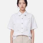 Blusa in Cotone Bianco