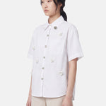 Blusa in Cotone Bianco