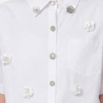 Blusa in Cotone Bianco