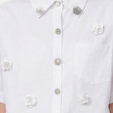 Blusa in Cotone Bianco