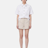 Blusa in Cotone Bianco