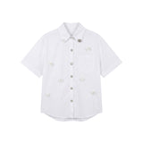 Blusa in Cotone Bianco