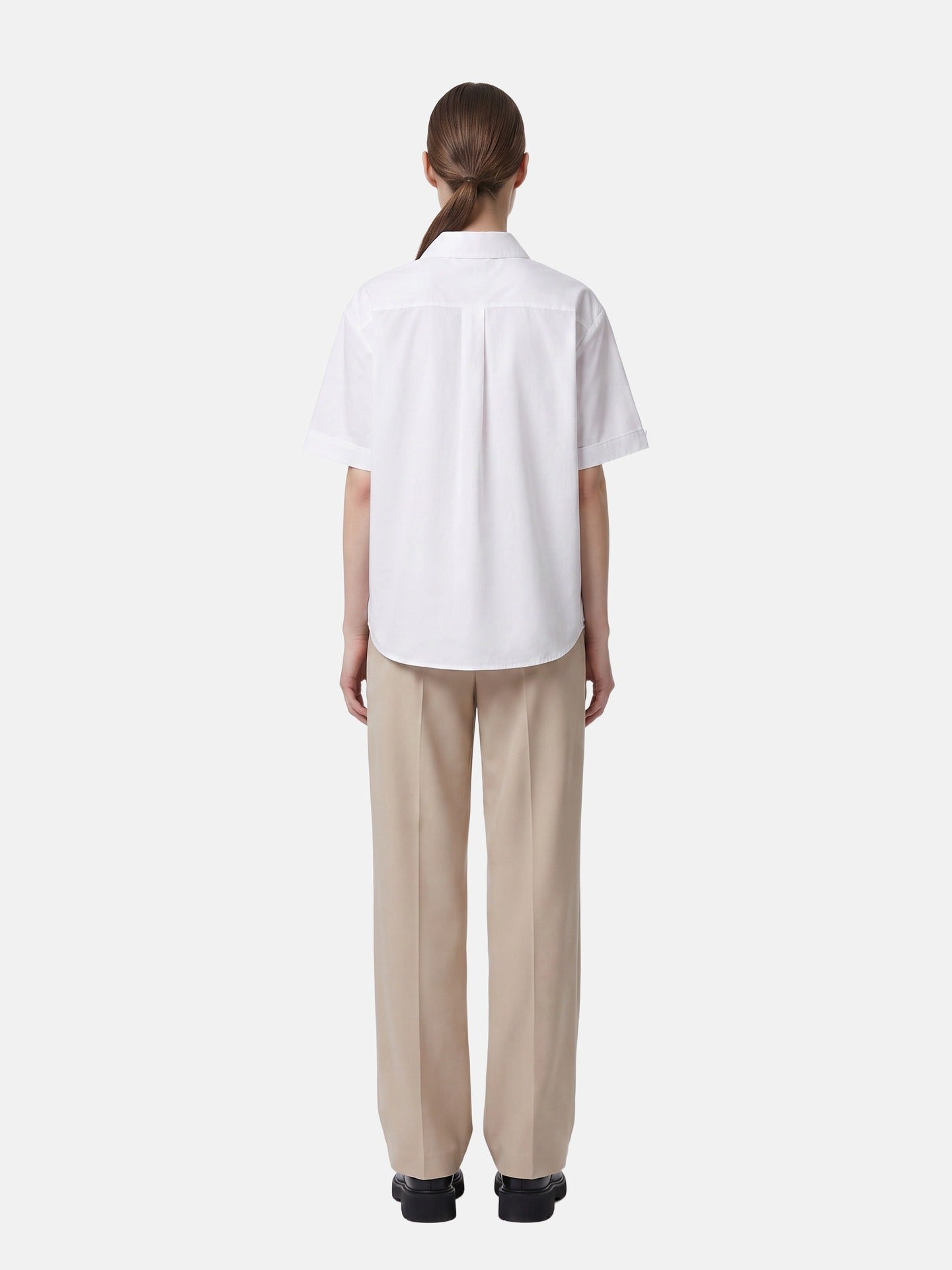 Blusa in Cotone Bianco