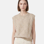 Blusa in 100% Viscosa Beige