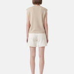 Blusa in 100% Viscosa Beige