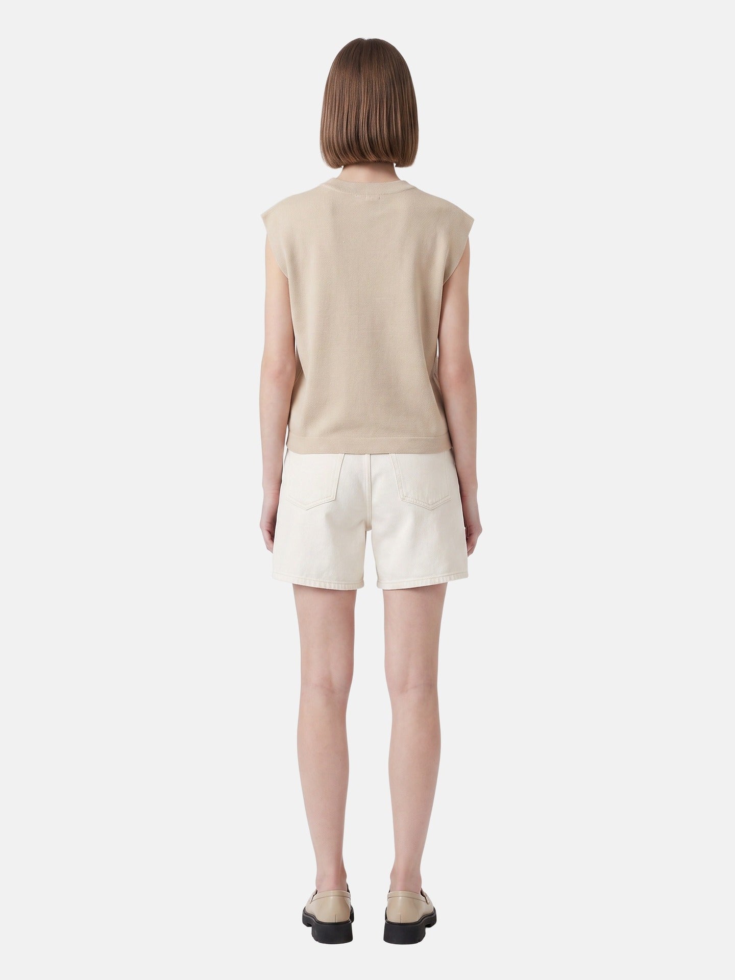 Blusa in 100% Viscosa Beige