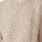 Blusa in 100% Viscosa Beige