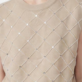Blusa in 100% Viscosa Beige