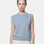 Blusa in 100% Viscosa Blu