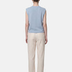 Blusa in 100% Viscosa Blu