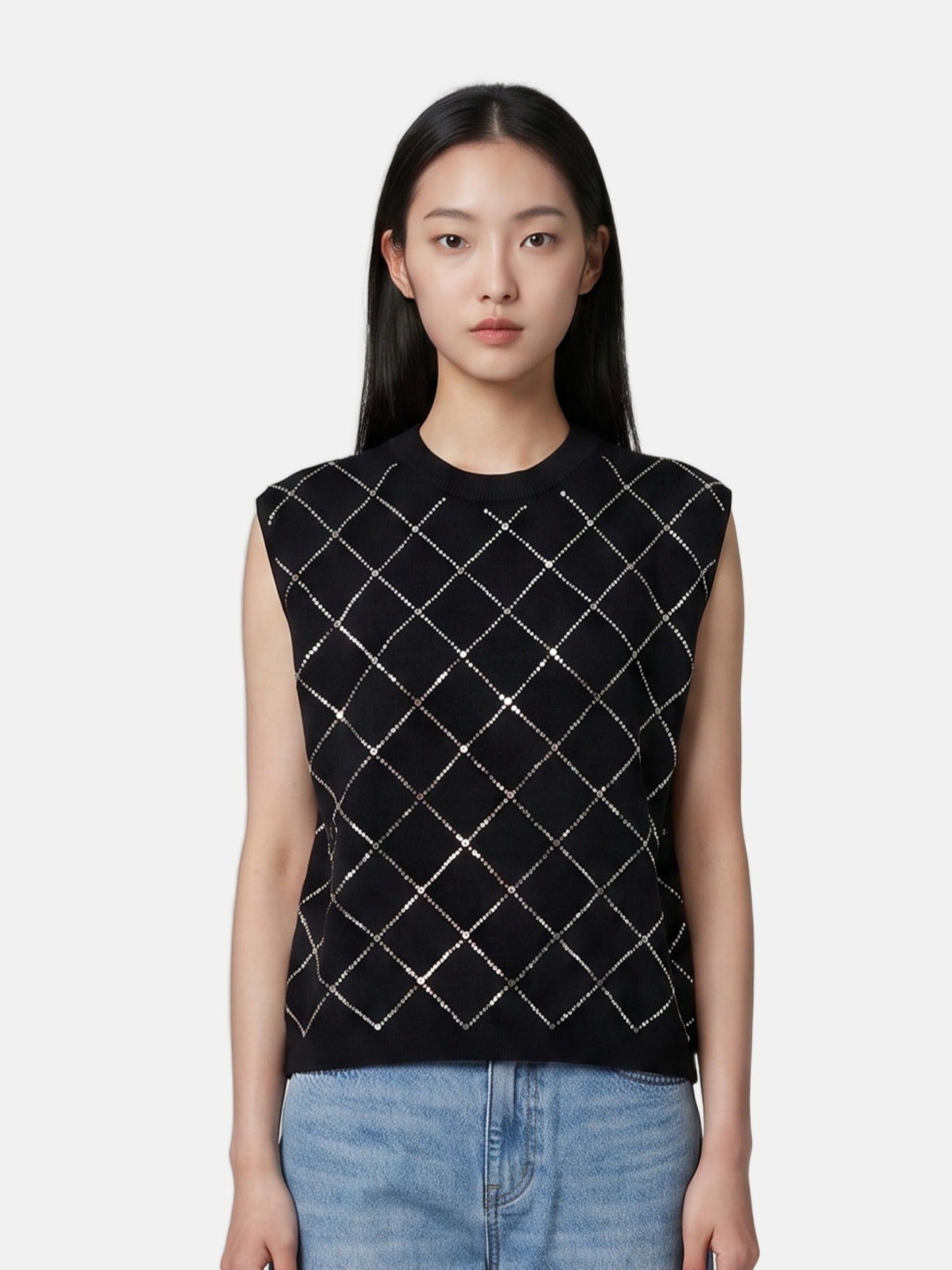 Blusa in 100% Viscosa Nero