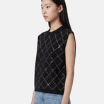 Blusa in 100% Viscosa Nero