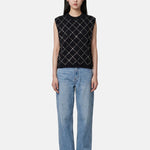 Blusa in 100% Viscosa Nero