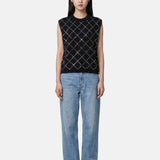 Blusa in 100% Viscosa Nero