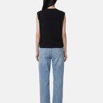Blusa in 100% Viscosa Nero