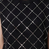 Blusa in 100% Viscosa Nero
