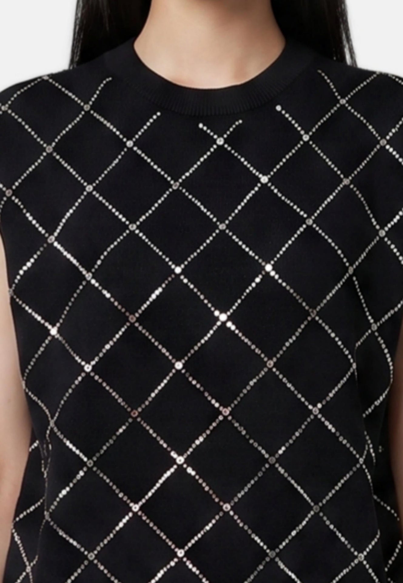Blusa in 100% Viscosa Nero