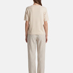Blusa in 100% Viscosa Beige