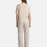 Blusa in 100% Viscosa Beige