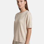 Blusa in 100% Viscosa Beige