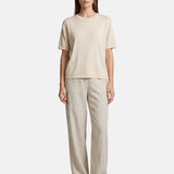 Blusa in 100% Viscosa Beige