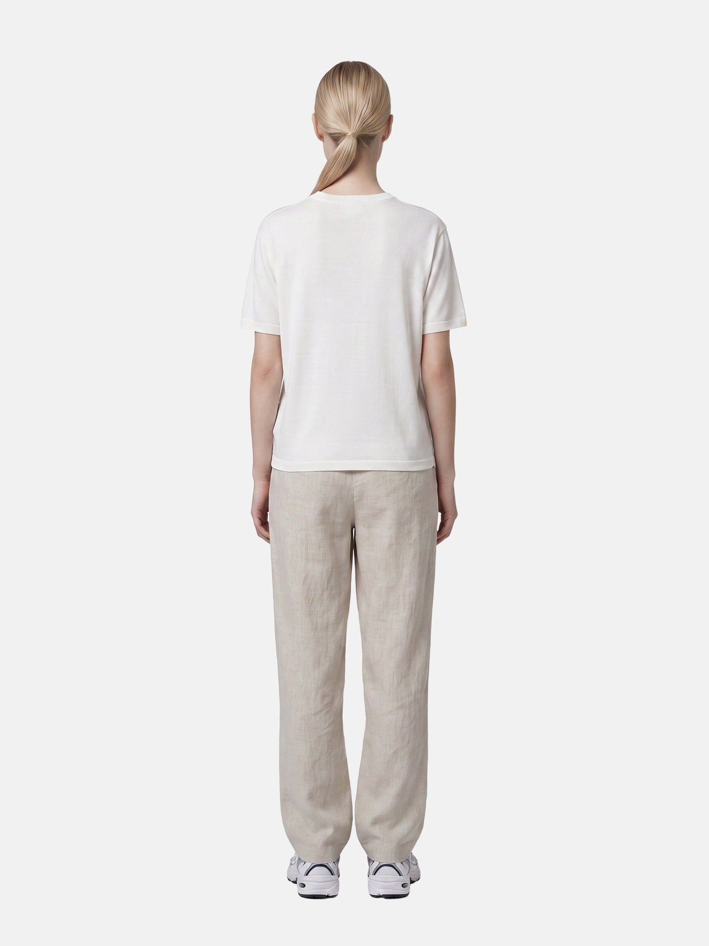 Blusa in 100% Viscosa Bianco