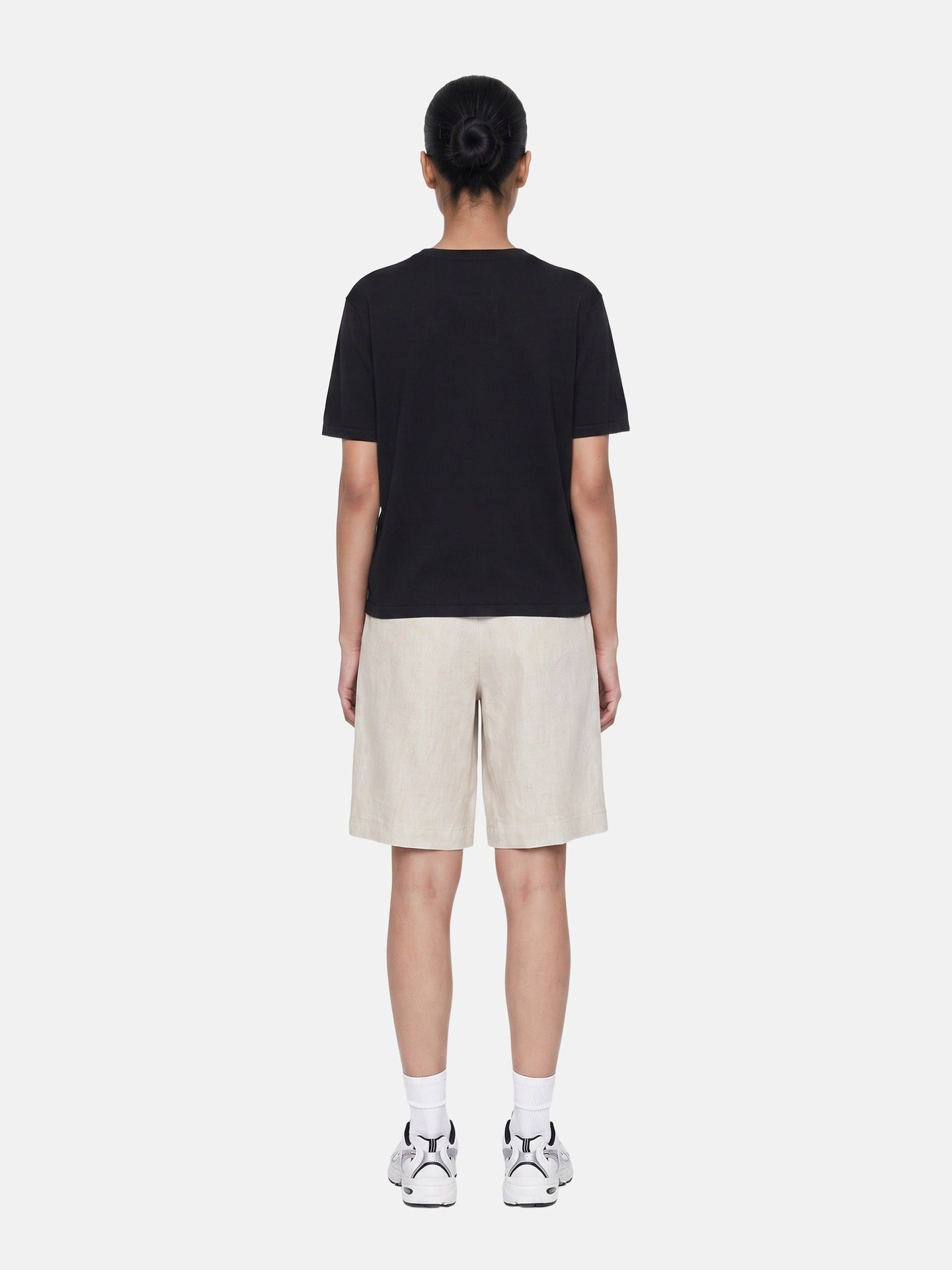 Blusa in 100% Viscosa Nero