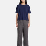 Blusa in 100% Viscosa Blu