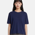 Blusa in 100% Viscosa Blu