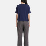 Blusa in 100% Viscosa Blu