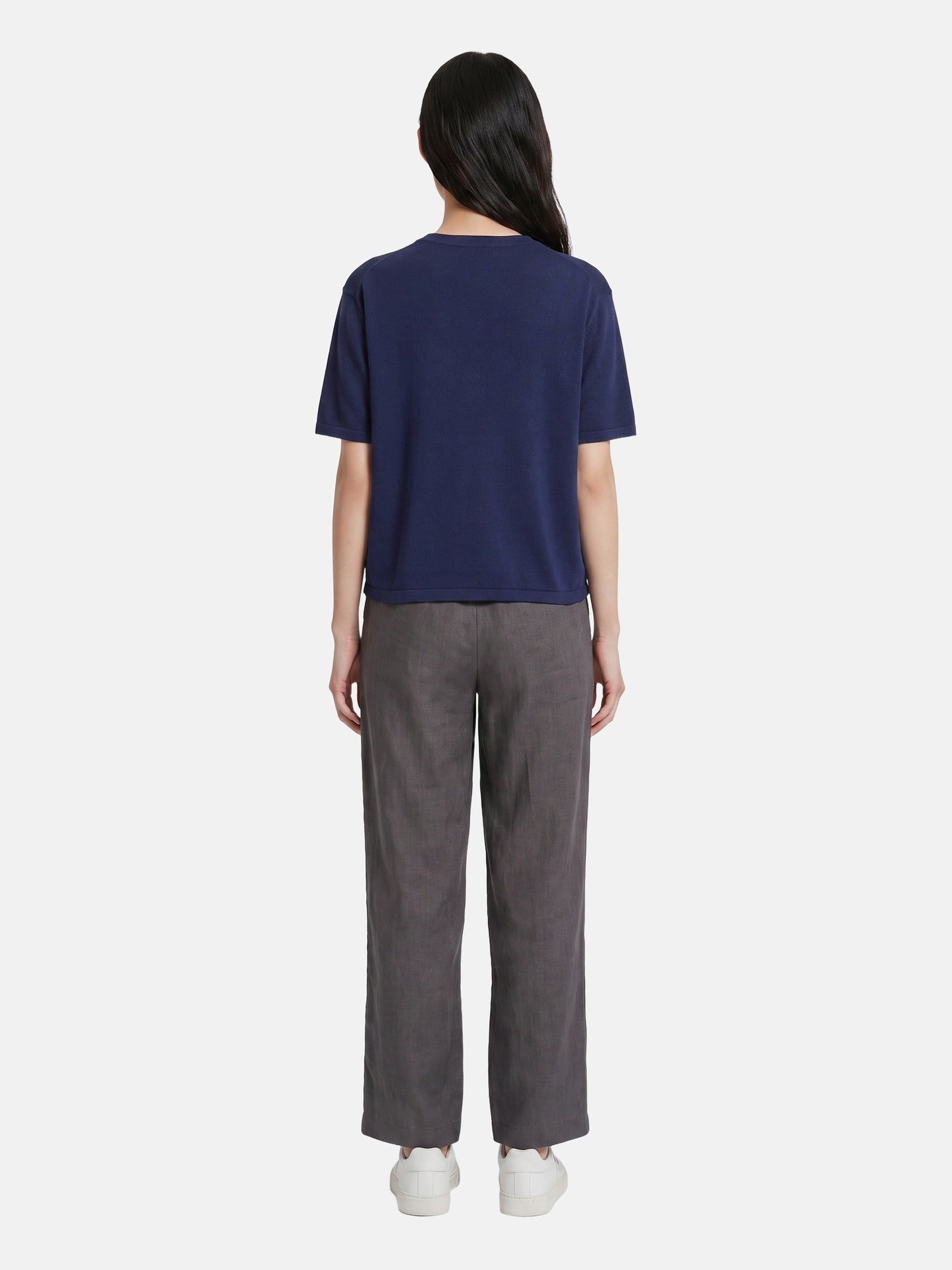 Blusa in 100% Viscosa Blu