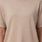 Blusa in 100% Viscosa Cammello
