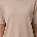 Blusa in 100% Viscosa Cammello