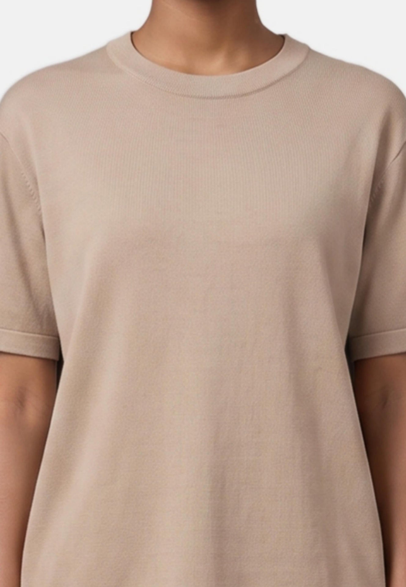 Blusa in 100% Viscosa Cammello