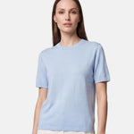 Blusa in 100% Viscosa Blu