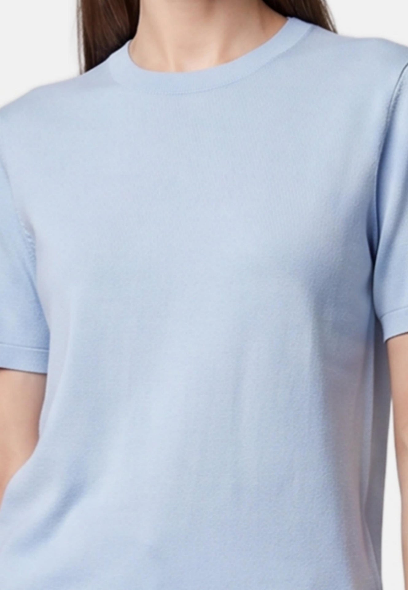 Blusa in 100% Viscosa Blu