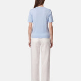 Blusa in 100% Viscosa Blu