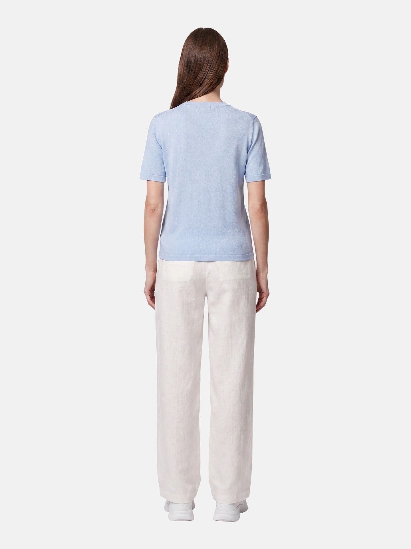 Blusa in 100% Viscosa Blu