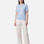 Blusa in 100% Viscosa Blu