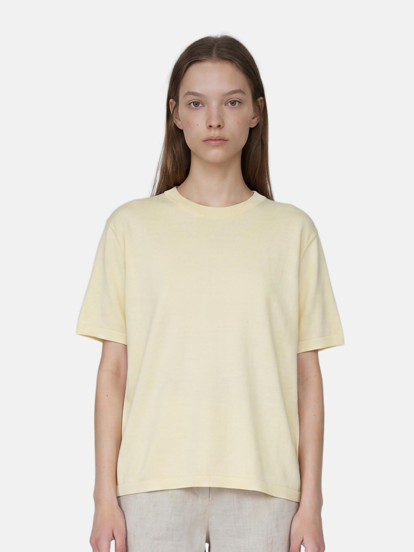 Blusa in 100% Viscosa Giallo