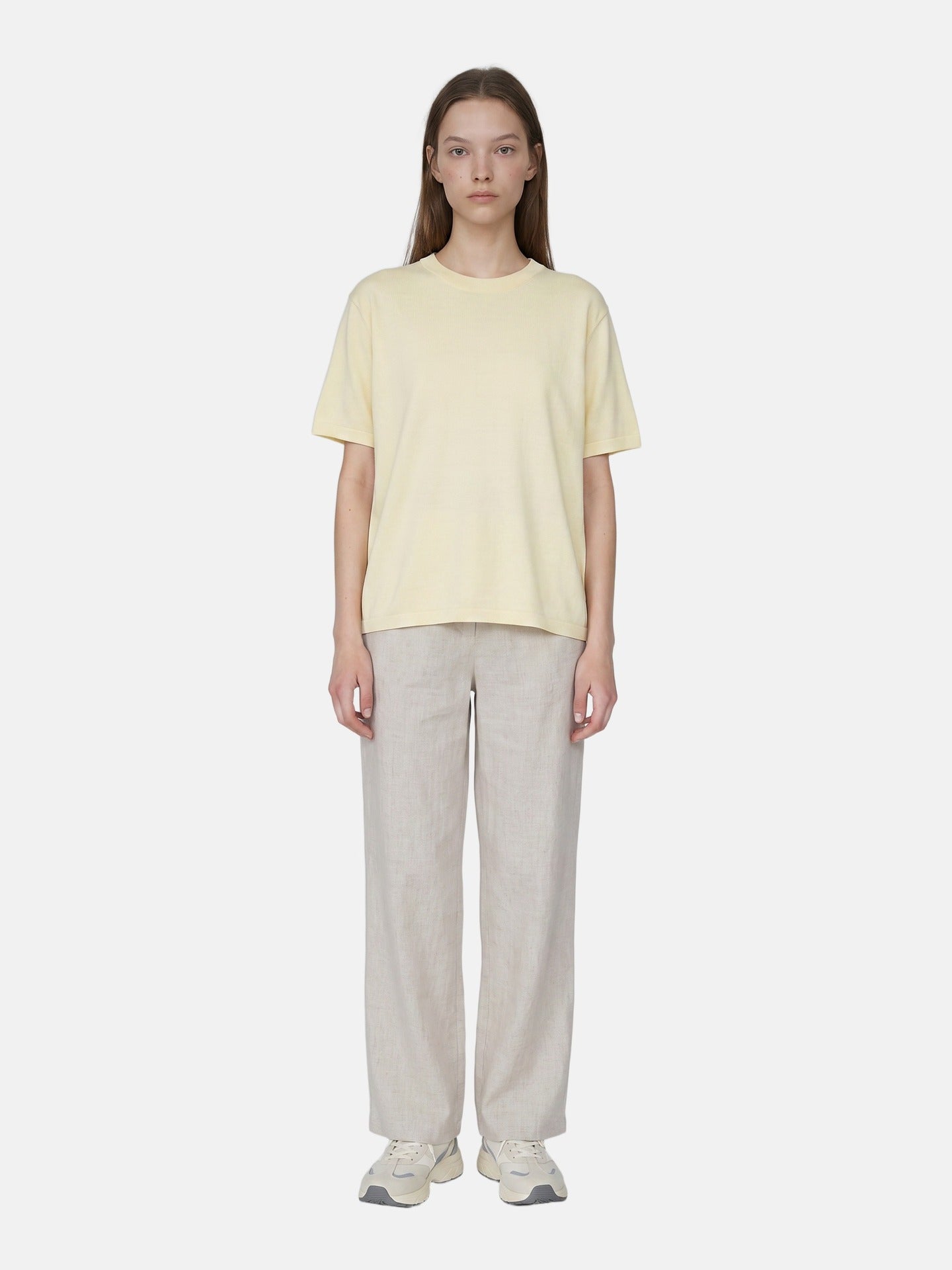 Blusa in 100% Viscosa Giallo