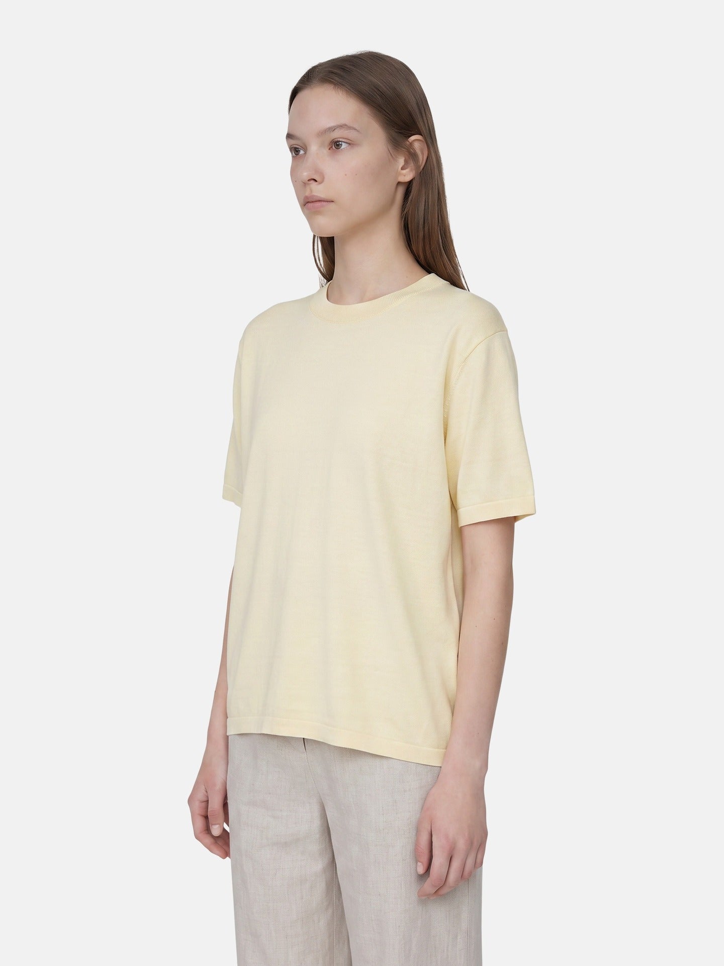 Blusa in 100% Viscosa Giallo