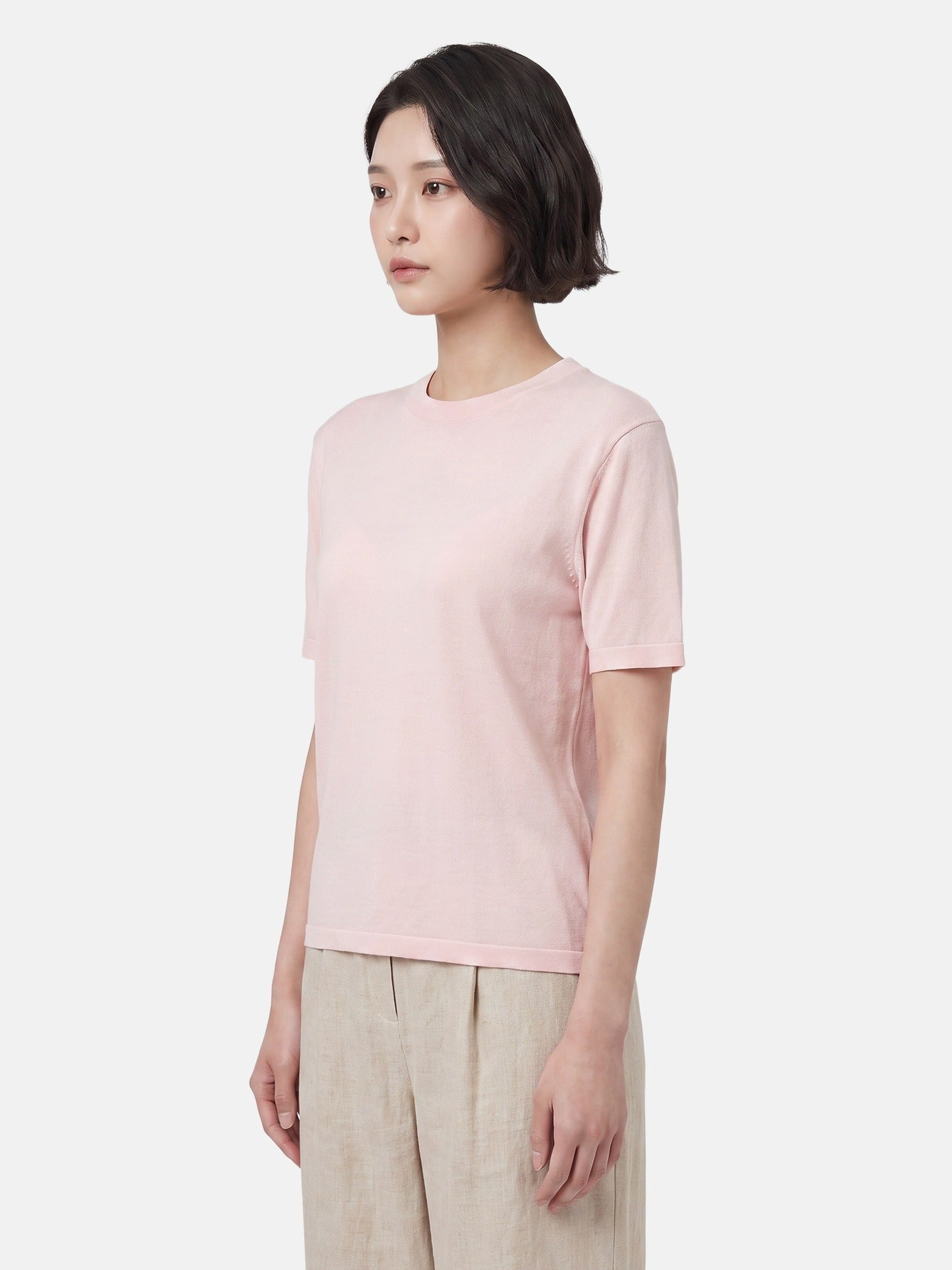 Blusa in 100% Viscosa Rosa
