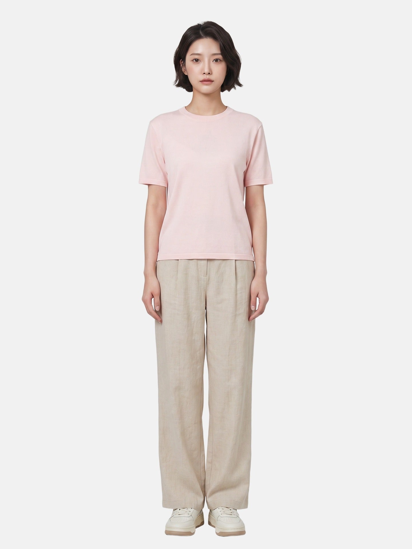 Blusa in 100% Viscosa Rosa