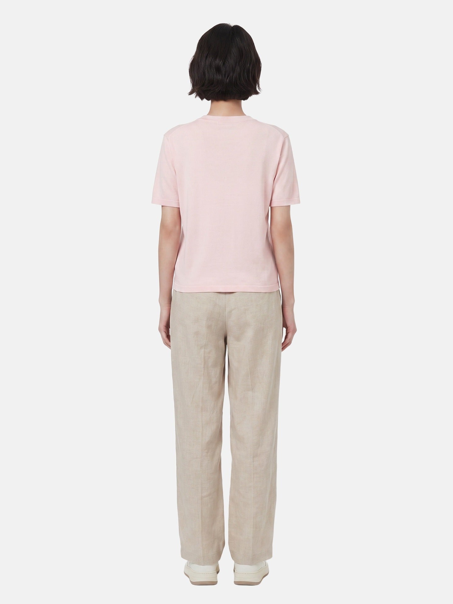 Blusa in 100% Viscosa Rosa